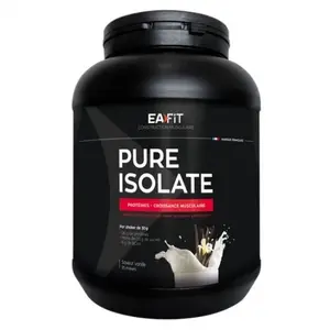 Comparateur de prix : Eafit Pure Isolate Goût Vanille 750g