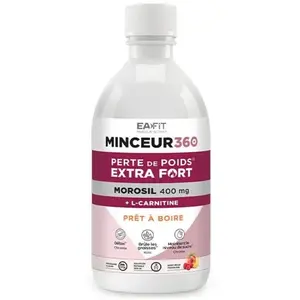 Comparateur de prix : Eafit Minceur 360 Morosil L-carnitine Pêche Framboise 600g
