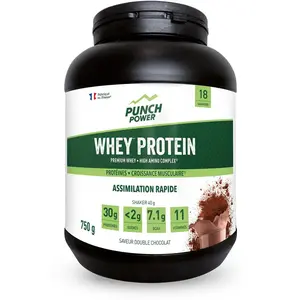 Protéine Pure Whey Double Chocolat PUNCH POWERVendu parcarrefour