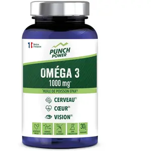 Punch Power Omega 3 1000 Mg 60 60 capsules pas cher