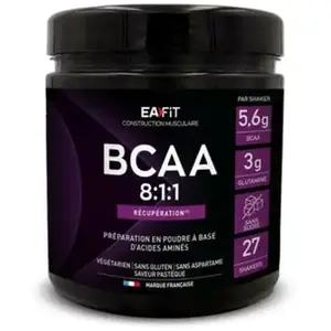 Comparateur de prix : Eafit BCAA 8:1:1 Récupération saveur pastèque 275gr