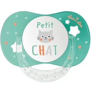 Comparateur de prix : Luc Et Léa Sucette Anatomique +18m Avec Anneau Petit Chat