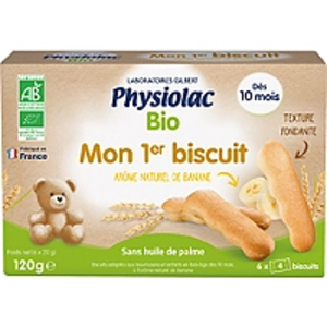 Comparateur de prix : Physiolac Bio Mon 1er Biscuit +10m 4 sachets