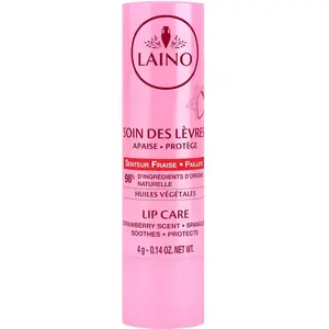 Comparateur de prix : Soin des lèvres - Laino - Fraise - 4g - Hydratant - Répare - Protège