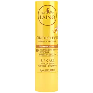 Comparateur de prix : LAINO Soin des lèvres fragilisées parfum vanille stick 4g