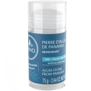 Déodorant - LAINO - Pierre d'Alun de Panama - 75 g - Sans parfum - 100% naturel