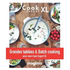 Comparateur de prix : Livre de cuisine MAGIMIX Grande tablée Batch cooking Cook Expert