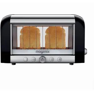 Grille-pain Magimix 11541 VISION NOIR - 2 tranches - 1450 Watt - 8 niveaux de dorage pas cher
