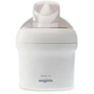 Comparateur de prix : Magimix Magimix Glacier 11667 - Sorbetière - 1.5 litres - 15 Watt - blanc