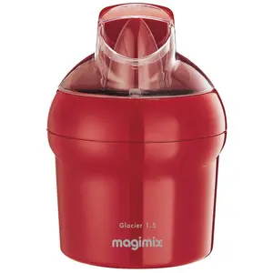 Comparateur de prix : Magimix Magimix Glacier 11669 - Sorbetière - 1.5 litres - 15 Watt - rouge