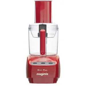 Comparateur de prix : Robot multifonction - MAGIMIX - MINI PLUS ROUGE - 400 Watt - 1,7 L - 2 cuves en 1