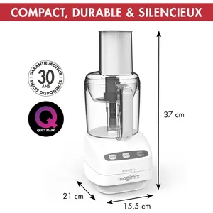 Comparateur de prix : Magimix Robot multifonction Magimix 18250F Mini Plus Blanc