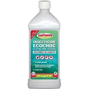 Comparateur de prix : SANITERPEN - Insecticide Ecochoc au Pyrèthre Végétal 1L