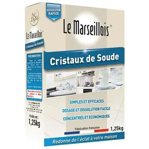 Comparateur de prix : LE MARSEILLOIS Lessive cristaux de soude 1.25kg