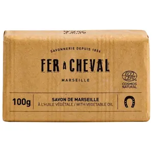 Fer à Cheval - SAVON DE MARSEILLE SAVONNETTE VÉGÉTALE 250G Savon 100 g... pas cher