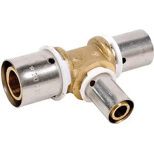 PBTUB Raccord PER en T réduit à sertir - Ø 25 - 20 - 25 mm - PB Tub pas cher