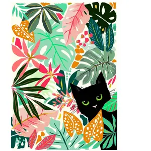 Cartesdart Cahier A5 15 x 21 cm Be Wild DoréVendu parscrapmalin