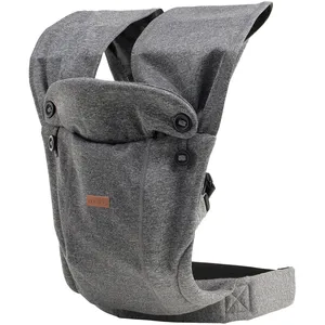 Comparateur de prix : MAÏKA Porte-bébé souple gris, naissance à 15 kg, ventrale