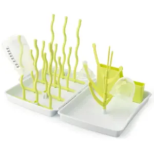 Égoutte-biberons pliable Vert - FORMULA BABY - Jusqu'à 8 biberons - Pour bébé pas cher
