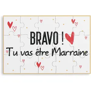 MAÏKA Puzzle d'annonce Marraine