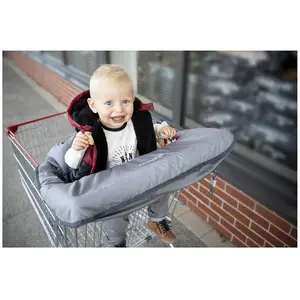 MAÏKA Protège Siège Chariot en polyester - Hygiénique et confortable - Coloris Gris - à partir de 6 moisVendu paraubert