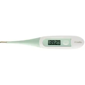 MAÏKA Thermomètre ultra rapide vert, affichage LCD, 3 prises de mesures pas cher
