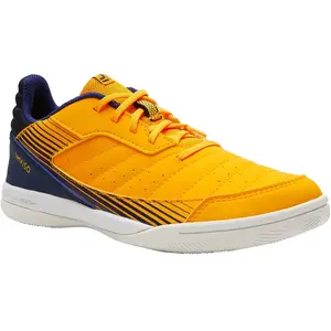 Chaussures de Futsal ESKUDO 500 JR Jaune-Bleu - KIPSTA