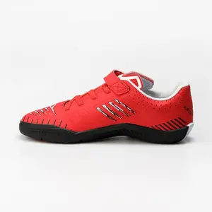 Chaussures de Futsal enfant GINKA 500 Rouge Noir - KIPSTA