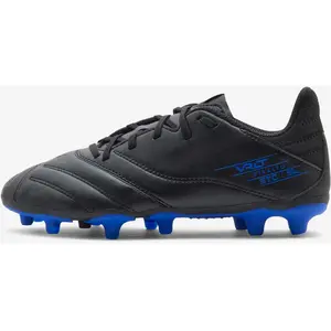 KIPSTA CHAUSSURES DE FOOTBALL ENFANT EN CUIR ET A LACETS VIRALTO II FG NOIR E... pas cher