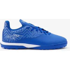 KIPSTA Chaussures de football à lacets enfant, Viralto I turf bleu pas cher