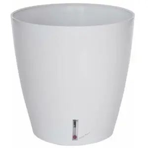 Comparateur de prix : RIVIERA Pot rond Eva New en plastique - Ø 46 cm - 49 L - Blanc