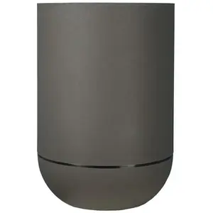Comparateur de prix : RIVIERA Bac à fleurs rond granit tulipe - plastique ø 50 cm - gris RISS