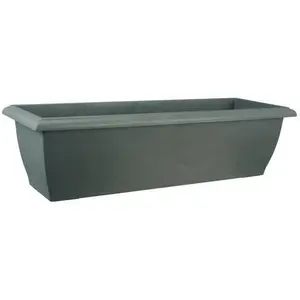 RIVIERA Jardinière Grande Evolution 84cm - Contenance 22l - Gris pas cher