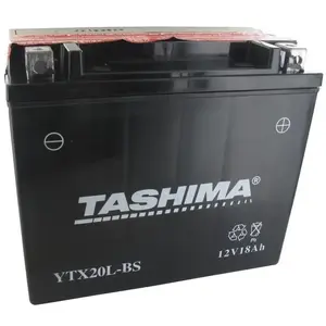 FULBAT Batterie moto YTX20L-BS étanche 12V / 18Ah