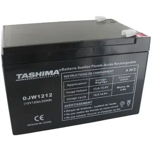 Batterie TASHIMA 12V, 12A adaptable pour AL-KO