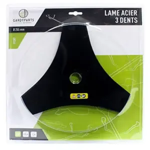 Comparateur de prix : Lame acier 3 dents évidées pour débroussailleuse, dimensions coupe:...