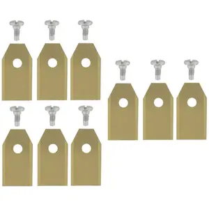 Ratioparts jeu de 9 lames avec traitement titane, adaptables pour tondeuses robot gardena - husqvarna. remplace origine 577 86 46-03. pas cher