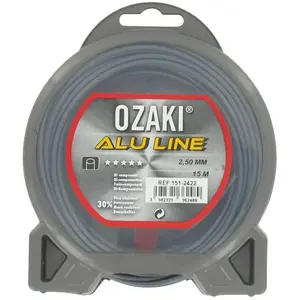 Comparateur de prix : Greenstar 3859 Coque fil nylon Aluline Ozaki 15 m x ø 2,50 mm, Noir