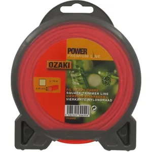 Comparateur de prix : JARDIN PRATIQUE Fil nylon carré premium line OZAKI pour débroussailleu...