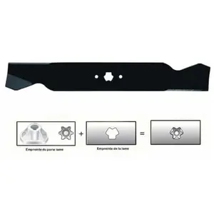 Comparateur de prix : Greenstar 2700 Lame soufflante adaptable pour tondeuse 42'' MTD