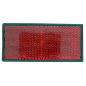 Greenstar Catadioptre rouge adhésif adaptable - 105 x 48mm pas cher