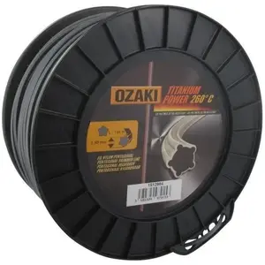 Comparateur de prix : Bobine fil OZAKI TITANIUM POWER 3,5mm X 136m Profil pentagonal, co-pol...