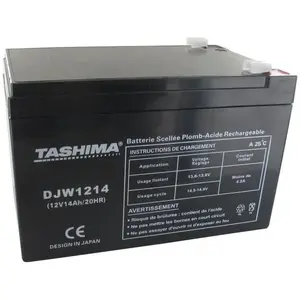 Batterie motoculture - TASHIMA - 12V, 14A - Plomb - Secteur