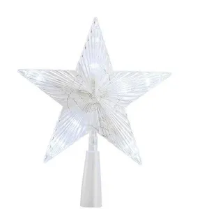 Etoile de sapin lumineuse - blanc pur pas cher
