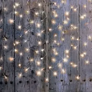 Rideau led blanc pur 2m x 2m, effet flash pas cher