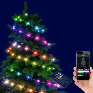 Guirlande led rgb 9,9m connectable avec bluetooth pas cher