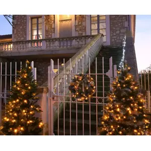 Demi-sapin de Noël lumineux de 1,5m pas cher