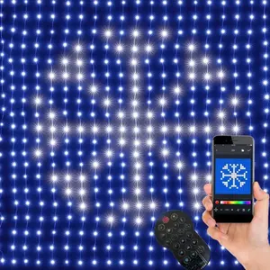 Rideau lumineux pilotable bluetooth pas cher