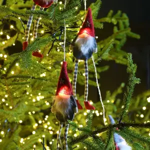 Guirlande déco pères noël lumineux pas cher