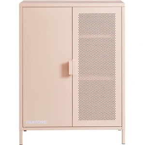 NINO - Buffet haut 2 portes en métal PANTONE H100cm Drawer pas cher